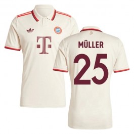 FC Bayern München Müller 25 Tredjedrakt 2024-2025 Fotballdrakter