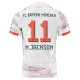 FC Bayern München N.Jackson 11 Bortedraktsett 2025-2026 Fotballdrakter