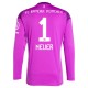 FC Bayern München Neuer 1 Keeper Hjemmedrakt Purple 2025-2026 L/S Fotballdrakter