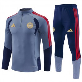 FC Bayern München Tracksuit Barn 2026-27 - 1-4 Zip Grå