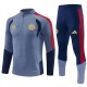 FC Bayern München Tracksuit Barn 2026-27 - 1-4 Zip Grå