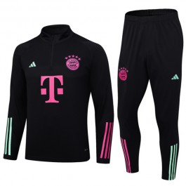 FC Bayern München Treningsdresser 2023-24 - 1-4 Zip Svart