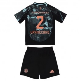FC Bayern München Upamecano 2 Bortedrakt Barn 2024-2025 Fotballdrakter