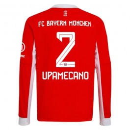 FC Bayern München Upamecano 2 Hjemmedrakt 2025-2026 L/S Fotballdrakter