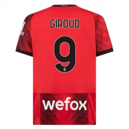 Fotballdrakter AC Milan Giroud 9 Hjemmedrakt 2023-2024