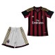 Fotballdrakter AC Milan Hjemmedrakt Barn Retro 2013-2014