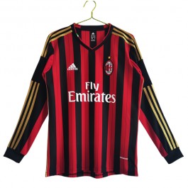 Fotballdrakter AC Milan Hjemmedrakt Retro 2013-2014 - L/S