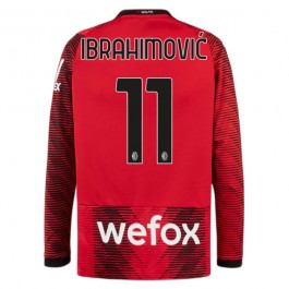 Fotballdrakter AC Milan Ibrahimović 11 Hjemmedrakt 2023-2024 - L/S