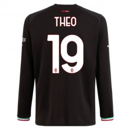 Fotballdrakter AC Milan Theo 19 Hjemmedrakt 2022-2023 - L/S