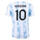 Fotballdrakter Argentina Maradona 10 Hjemmedrakt 2021