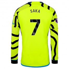 Fotballdrakter Arsenal Saka 7 Bortedrakt 2023-2024 - L/S