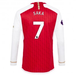 Fotballdrakter Arsenal Saka 7 Hjemmedrakt 2023-2024 - L/S