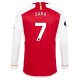 Fotballdrakter Arsenal Saka 7 Hjemmedrakt 2023-2024 - L/S