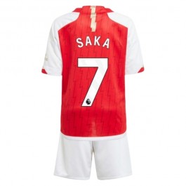 Fotballdrakter Arsenal Saka 7 Hjemmedrakt Barn 2023-2024