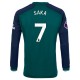 Fotballdrakter Arsenal Saka 7 Tredjedrakt 2023-2024 - L/S