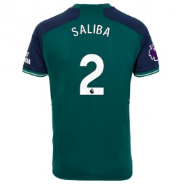 Fotballdrakter Arsenal Saliba 2 Tredjedrakt 2023-2024