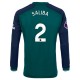 Fotballdrakter Arsenal Saliba 2 Tredjedrakt 2023-2024 - L/S