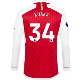 Fotballdrakter Arsenal Xhaka 34 Hjemmedrakt 2023-2024 - L/S