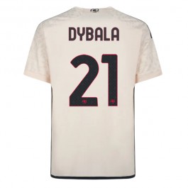 Fotballdrakter AS Roma Dybala 21 Bortedrakt 2023-2024