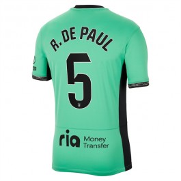 Fotballdrakter Atlético Madrid R. De Paul 5 Tredjedrakt 2023-2024