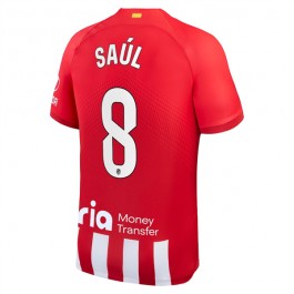 Fotballdrakter Atlético Madrid Saúl 8 Hjemmedrakt 2023-2024