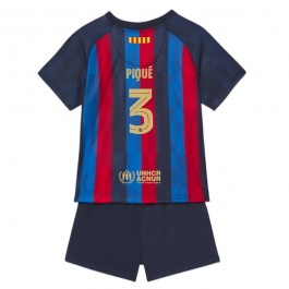 Fotballdrakter FC Barcelona Piqué 3 Hjemmedrakt Barn 2022-2023