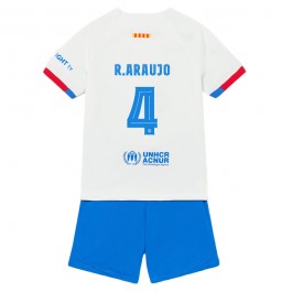 Fotballdrakter FC Barcelona R.Araujo 4 Bortedrakt Barn 2023-2024