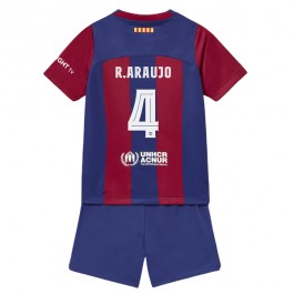 Fotballdrakter FC Barcelona R.Araujo 4 Hjemmedrakt Barn 2023-2024