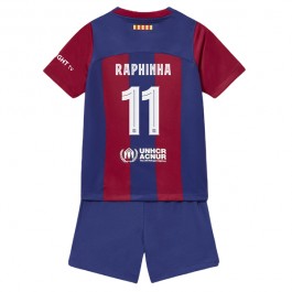 Fotballdrakter FC Barcelona Raphinha 11 Hjemmedrakt Barn 2023-2024