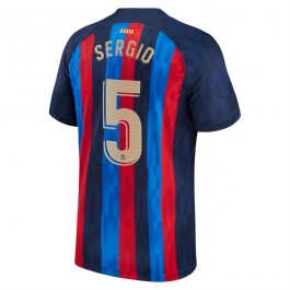 Fotballdrakter FC Barcelona Sergio 5 Hjemmedrakt 2022-2023