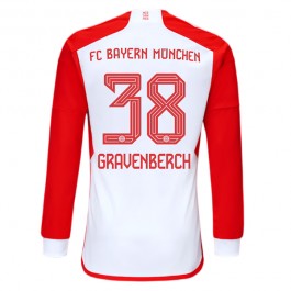 Fotballdrakter FC Bayern München Gravenberch 38 Hjemmedrakt 2023-2024 - L/S