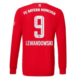 Fotballdrakter FC Bayern München Lewandowski 9 Hjemmedrakt 2022-2023 - L/S