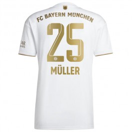 Fotballdrakter FC Bayern München Müller 25 Bortedrakt 2022-2023