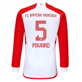 Fotballdrakter FC Bayern München Pavard 5 Hjemmedrakt 2023-2024 - L/S
