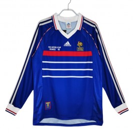 Fotballdrakter Frankrike Hjemmedrakt Retro 1998 - L/S