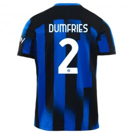 Fotballdrakter Inter Milan Dumfries 2 Hjemmedrakt 2023-2024