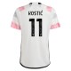 Fotballdrakter Juventus Kostic 11 Bortedrakt 2023-2024
