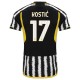 Fotballdrakter Juventus Kostic 17 Hjemmedrakt 2023-2024