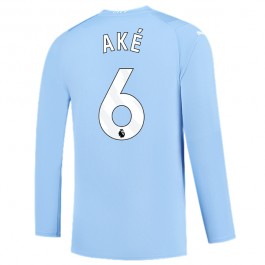 Fotballdrakter Manchester City Ake 6 Hjemmedrakt 2023-2024 - L/S