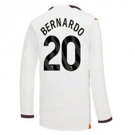 Fotballdrakter Manchester City Bernardo 20 Bortedrakt 2023-2024 - L/S
