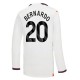 Fotballdrakter Manchester City Bernardo 20 Bortedrakt 2023-2024 - L/S