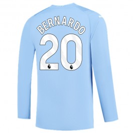 Fotballdrakter Manchester City Bernardo 20 Hjemmedrakt 2023-2024 - L/S