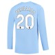 Fotballdrakter Manchester City Bernardo 20 Hjemmedrakt 2023-2024 - L/S