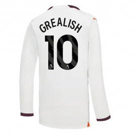 Fotballdrakter Manchester City Grealish 10 Bortedrakt 2023-2024 - L/S