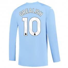 Fotballdrakter Manchester City Grealish 10 Hjemmedrakt 2023-2024 - L/S