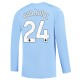 Fotballdrakter Manchester City Gvardiol 24 Hjemmedrakt 2023-2024 - L/S