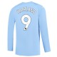 Fotballdrakter Manchester City Haaland 9 Hjemmedrakt 2023-2024 - L/S
