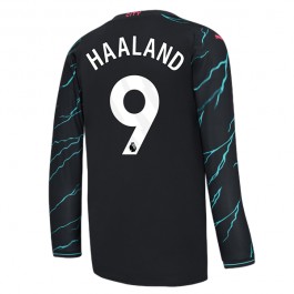 Fotballdrakter Manchester City Haaland 9 Tredjedrakt 2023-2024 - L/S