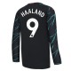 Fotballdrakter Manchester City Haaland 9 Tredjedrakt 2023-2024 - L/S
