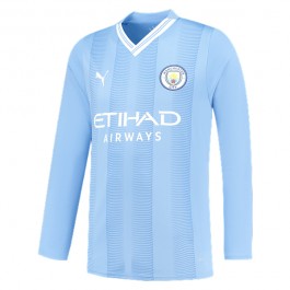 Fotballdrakter Manchester City Hjemmedrakt 2023-2024 - L/S